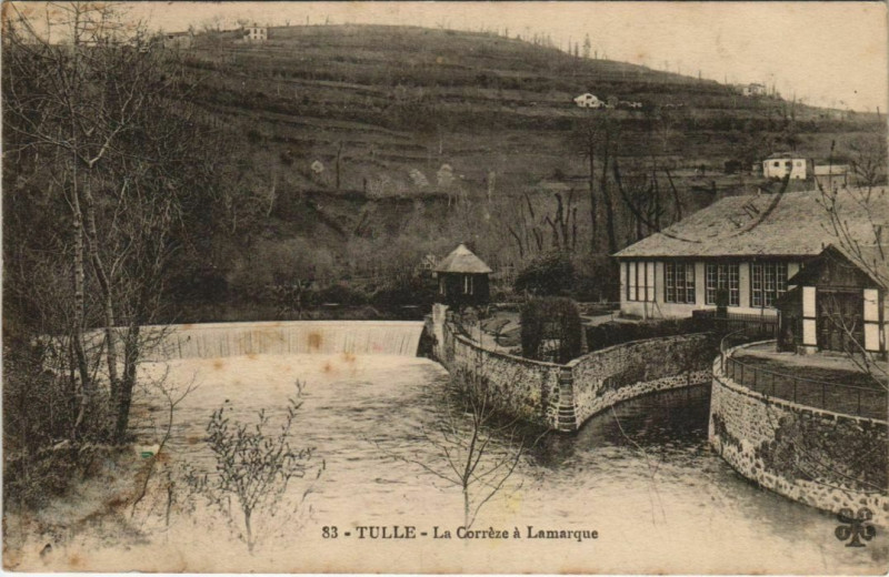 Carte postale ancienne Tulle La Correze a Lamarque France à Tulle