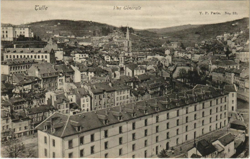 Carte postale ancienne Tulle Vue Generale France à Tulle