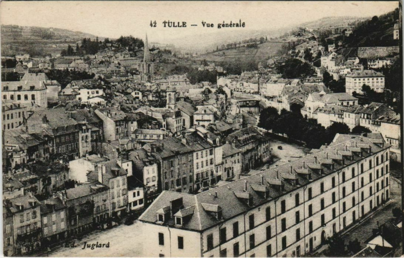 Carte postale ancienne Tulle Vue Generale France à Tulle