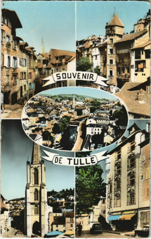 Carte postale ancienne Souvenir de Tulle France à Tulle