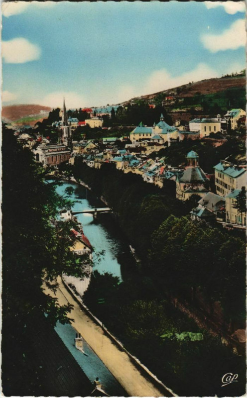 Carte postale ancienne Tulle Vallee de la Correze et vue generale France à Tulle