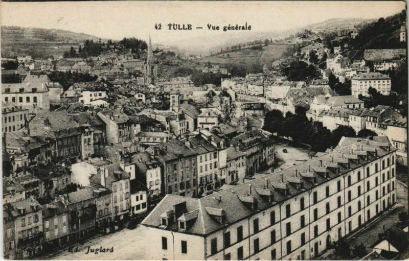 Carte postale ancienne Tulle Vue Generale France à Tulle