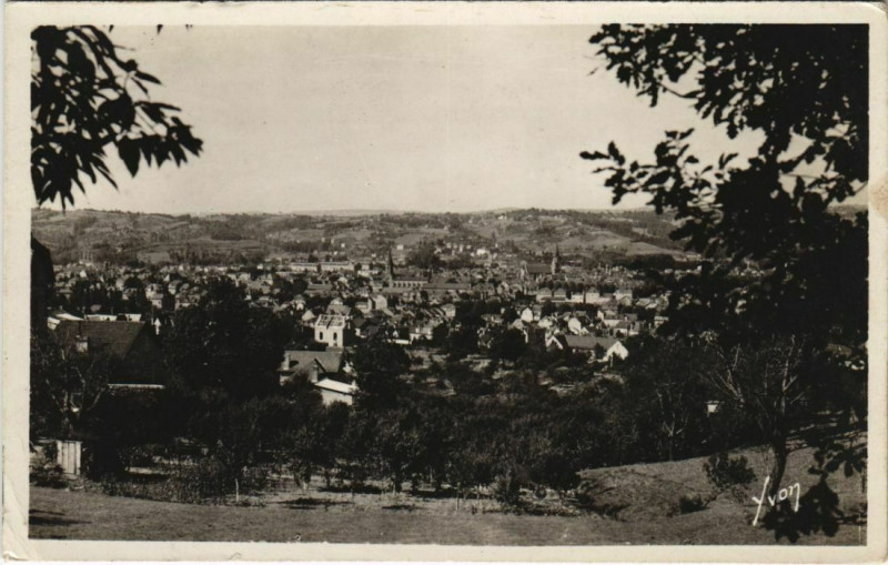Carte postale ancienne Brive Vue Generale France