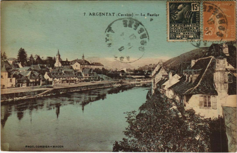 Carte postale ancienne Argentat Le Bastier France