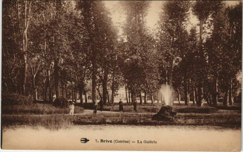 Carte postale ancienne Brive La Guierle France