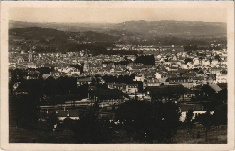Carte postale ancienne Brive Vue Generale France