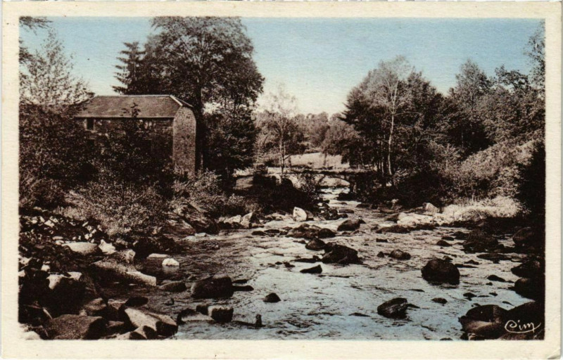 Carte postale ancienne Perols - Le Moulin du Pelau