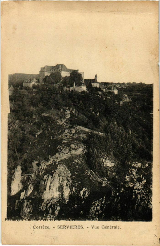 Carte postale ancienne Servieres - Vue Generale