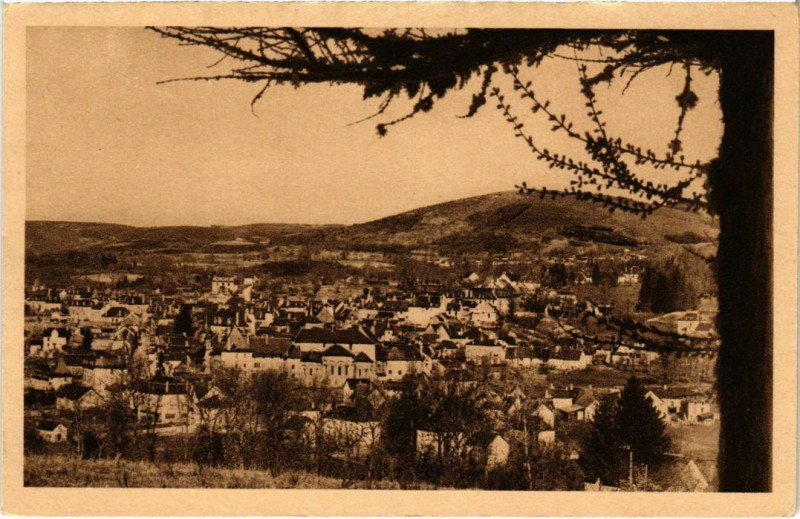 Carte postale ancienne Meymac - Vue Generale à Meymac