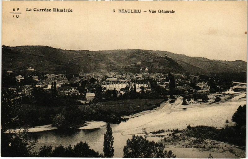 Carte postale ancienne Beaulieu - Vue Generale