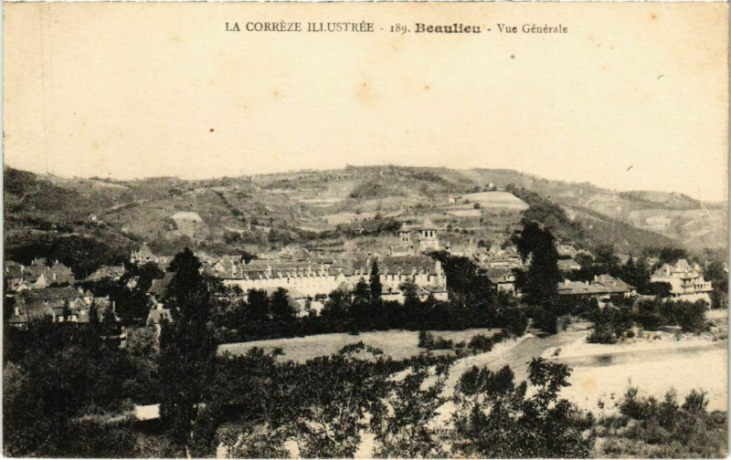 Carte postale ancienne Beaulieu - Vue Generale