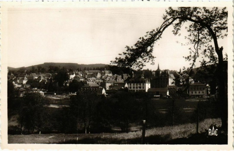 Carte postale ancienne Meymac - Vue Generale à Meymac