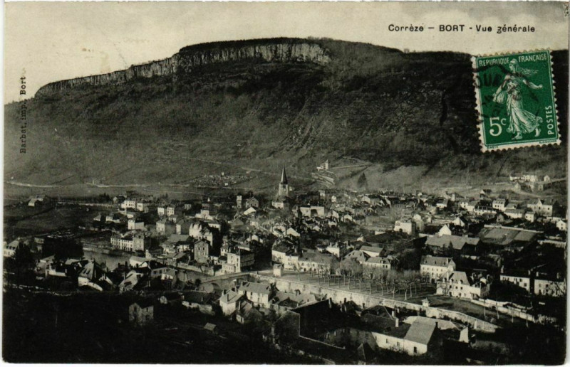 Carte postale ancienne Bort - Vue Generale