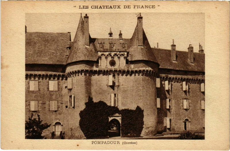Carte postale ancienne Pompadour - Le Chateau