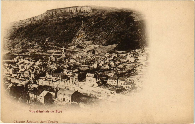 Carte postale ancienne Bort - Vue Generale de Bort