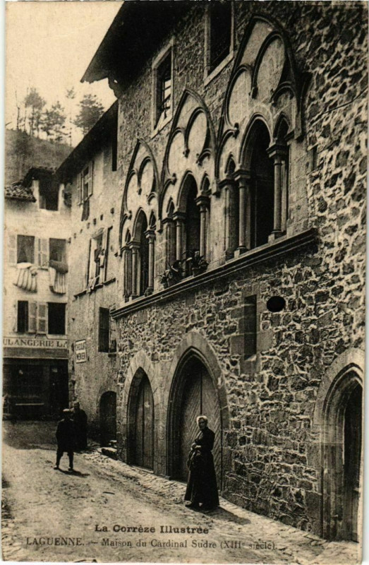 Carte postale ancienne Laguenne - Maison du Cardinal Sudre