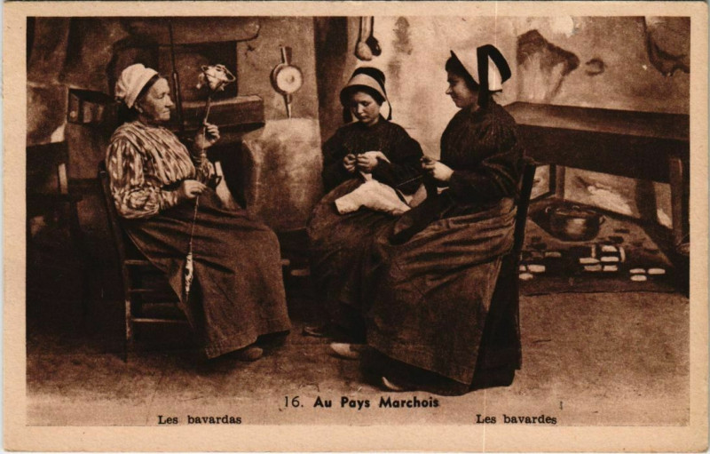 Carte postale ancienne Au Pays Marchois France