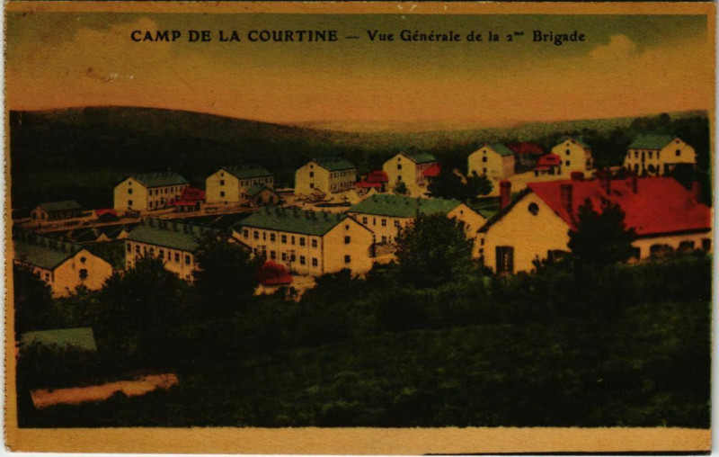 Carte postale ancienne La Courtine Vue Generale France à La Courtine