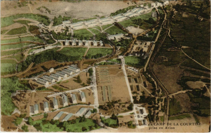 Carte postale ancienne La Courtine Vue Generale France à La Courtine