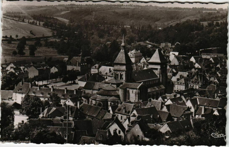 Carte postale ancienne Chambon Vue Generale France