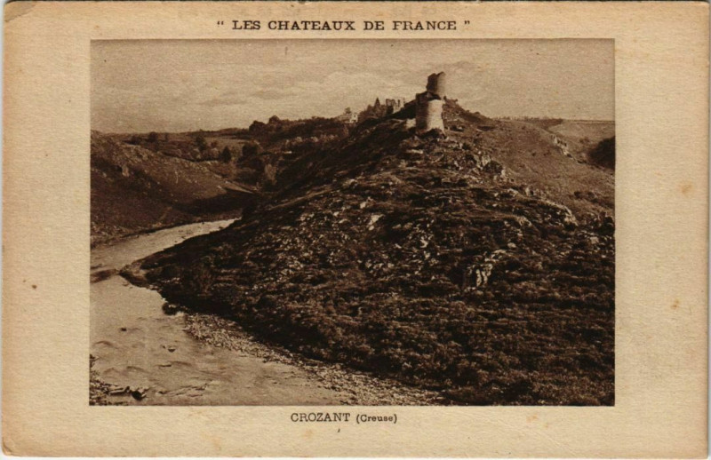 Carte postale ancienne Crozant France à Crozant