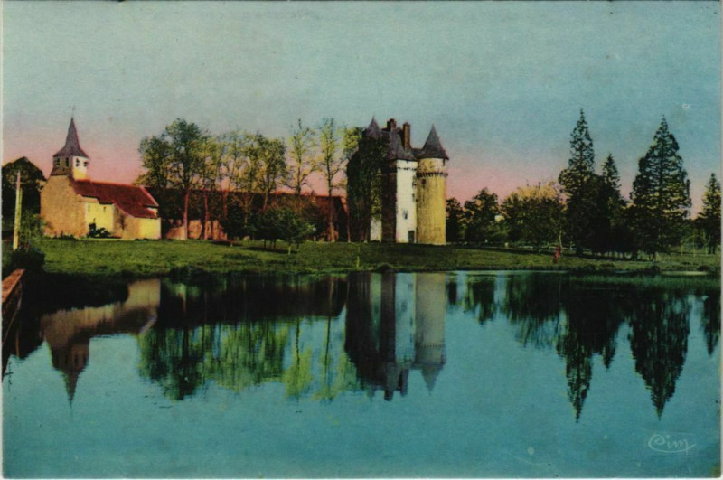 Carte postale ancienne Aubusson Chateau de Saint-Maixant France à Aubusson