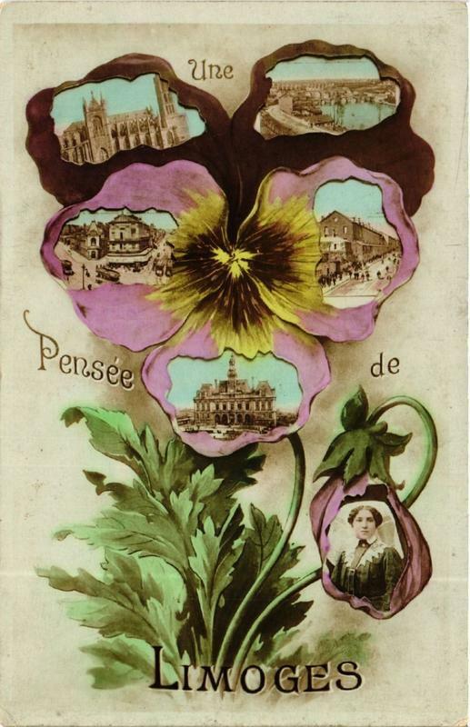 Carte postale ancienne Limoges à Limoges