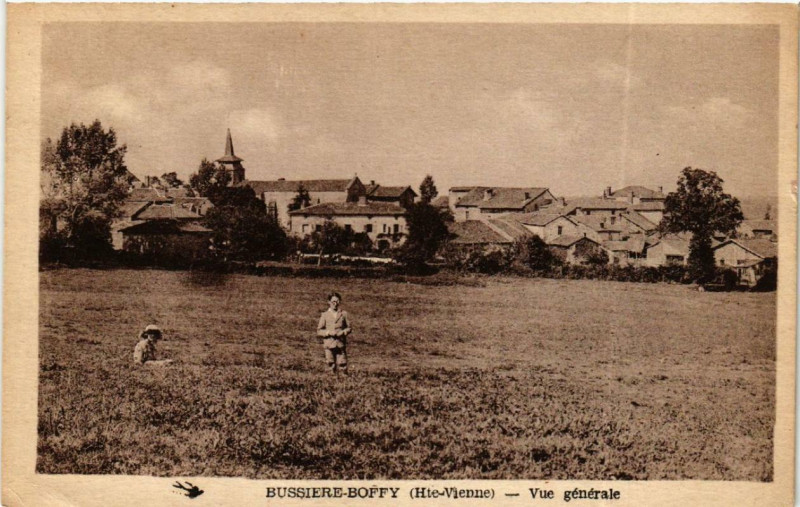 Carte postale ancienne Bussiere-Boffy Vue générale