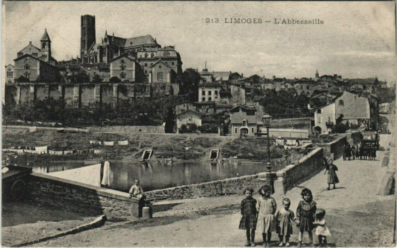 Carte postale ancienne Limoges - L'Abbesaille à Limoges