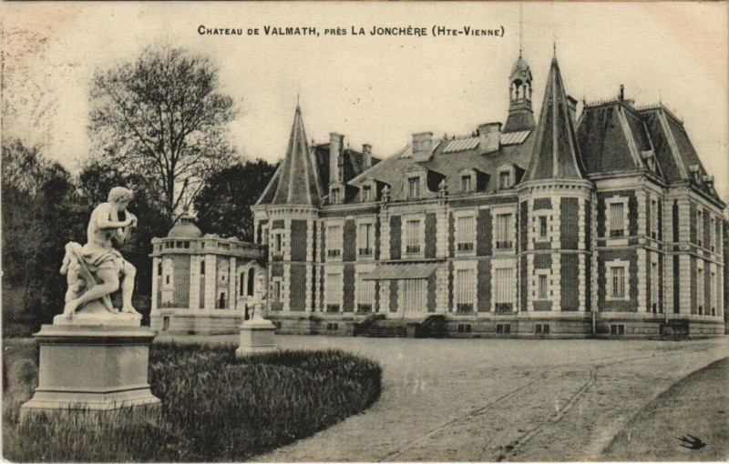 Carte postale ancienne Chateau de Valmath pres La Jonchere