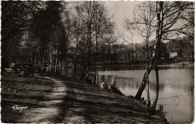 Carte postale ancienne Haute-Vienne Un site agreable du Limousin L'Etang de Conore
