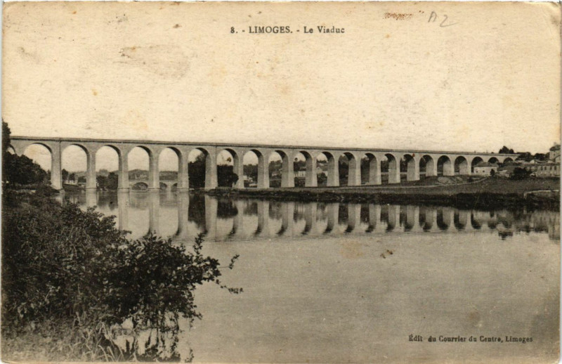 Carte postale ancienne Limoges - Le Viaduc à Limoges