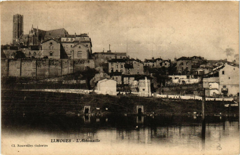 Carte postale ancienne Limoges - L'Abbessaille à Limoges