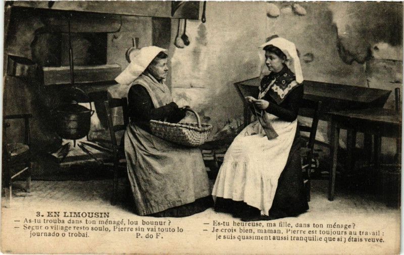 Carte postale ancienne En Limousin