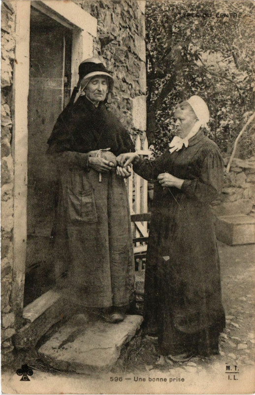 Carte postale ancienne Une bonne prise
