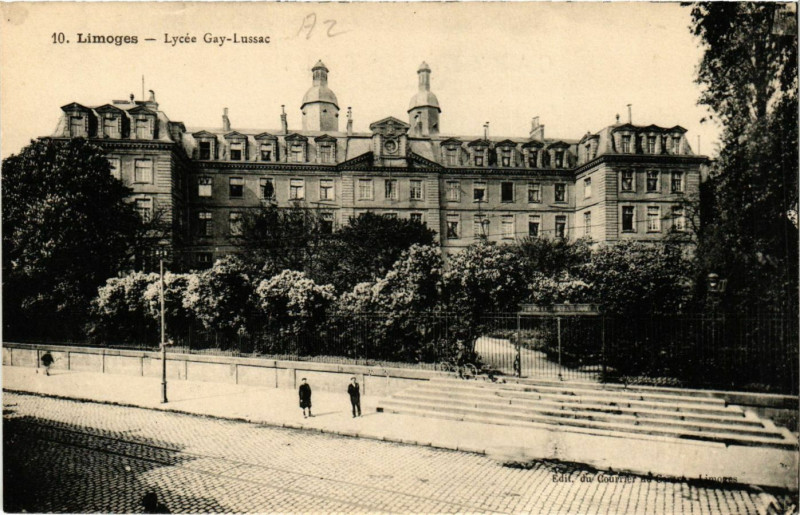 Carte postale ancienne Limoges - Lycée Gay-Lussac à Limoges