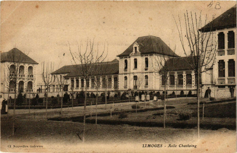 Carte postale ancienne Limoges - Asile Chastaing à Limoges