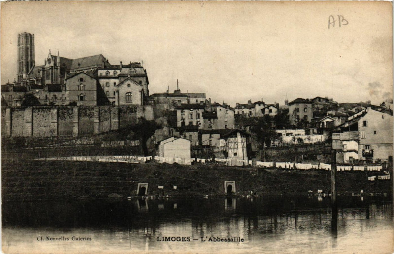 Carte postale ancienne Limoges - L'Abbessaille à Limoges