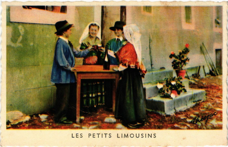 Carte postale ancienne Les Petits Limousins