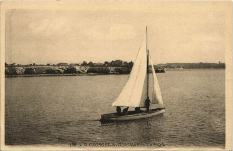 Carte postale ancienne Saint-Georges-de-Didonne-La Falaise à Saint-Georges-de-Didonne