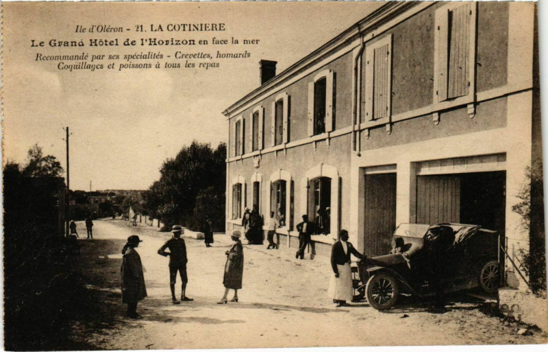 Carte postale ancienne Ile d'Oleron - La Cotiniere