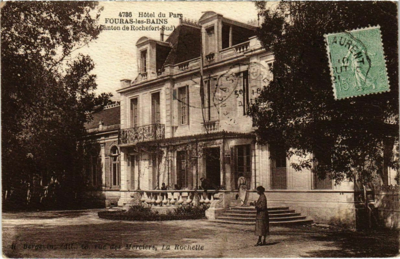 Carte postale ancienne Hotel du Pars - Fouras-les-Bains à Fouras