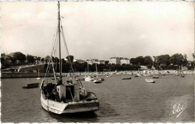 Carte postale ancienne Fouras - Le Port Sud à Fouras