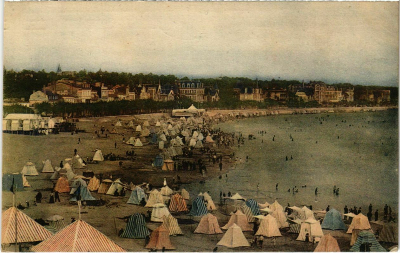 Carte postale ancienne Royan - La Plage à Royan