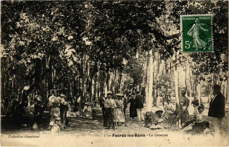 Carte postale ancienne Fouras-les-Bains - La Garenne à Fouras