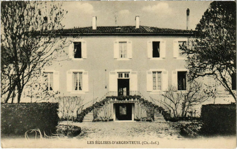 Carte postale ancienne Les Eglises - D'Argenteuil