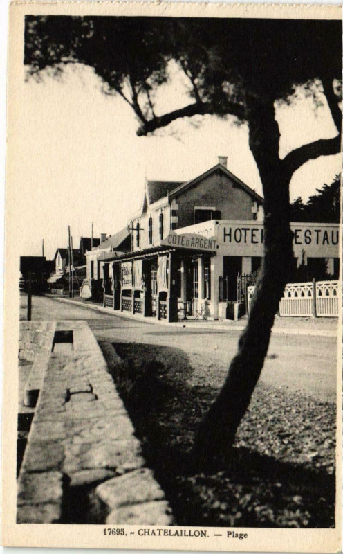 Carte postale ancienne Chatelaillon - Plage