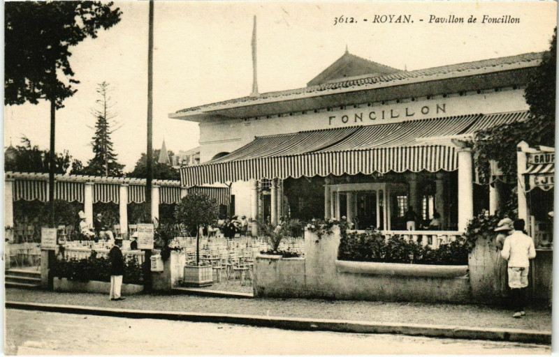 Carte postale ancienne Royan - Pavillon de Foncillon à Royan