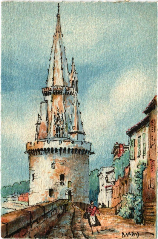 Carte postale ancienne La Rochelle - Le Tour de ka Lanterne à La Rochelle
