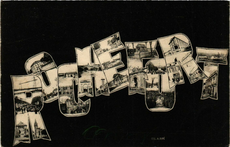 Carte postale ancienne Rochefort à Rochefort